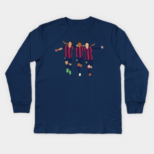 MSN Barcelona Celebration 2015 Kids Long Sleeve T-Shirt